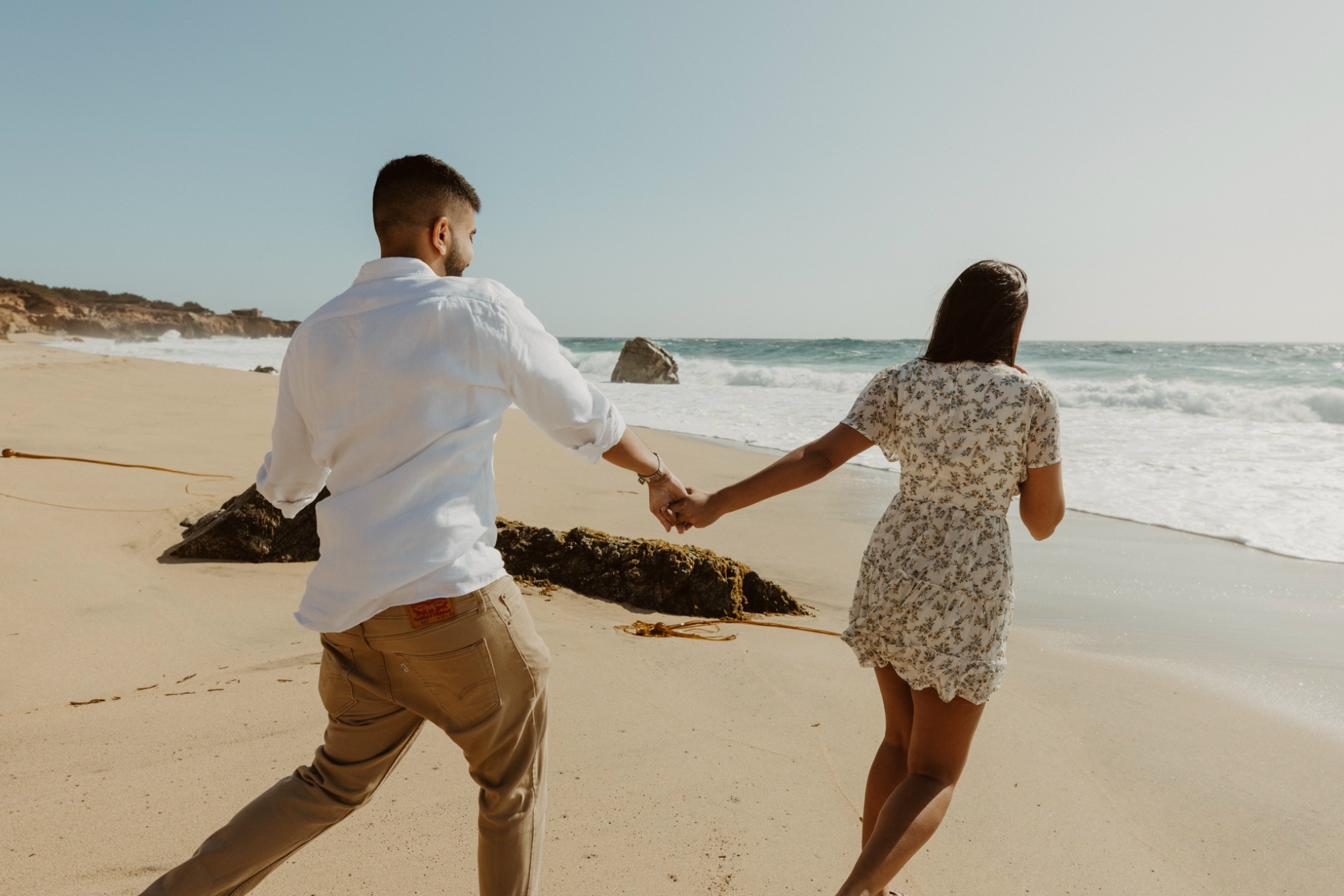 Yash and Ruchika on the coast